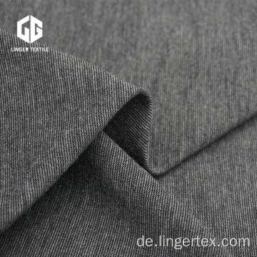 Heather Grey Polyester Rayon Spandex Roma Stoff